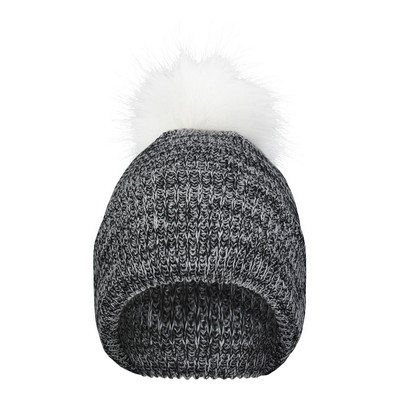 Pacific Headwear Faux Fur Pom Beanie