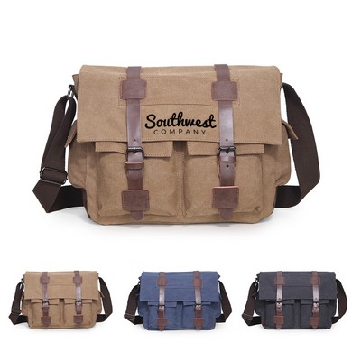 Canvas Messenger Bag