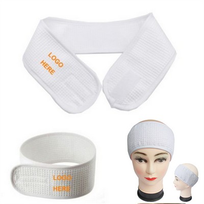 Adjustable Waffle Spa Facial Headbands