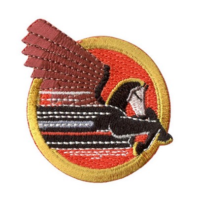 Custom Shape Velcro Backing Embroidered patch