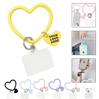 Colorful Heart Loop Phone Lanyard