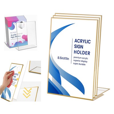 Acrylic Transparent Logo Holder