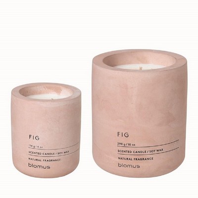 blomus FRAGA Fig Candle Set in Concrete Container