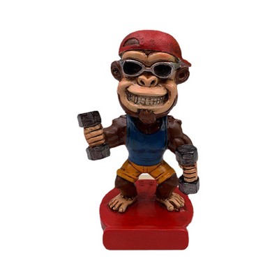 6" Custom Monkey Bobblehead Doll