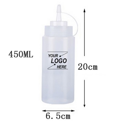 16oz Plastic Squeeze Bottle for Condiments