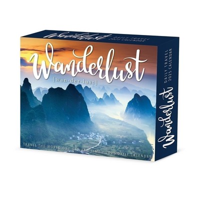 Wanderlust 2025 6.2" x 5.4" Box Calendar