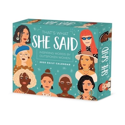 That's What She Said 2025 6.2" x 5.4" Box Calendar