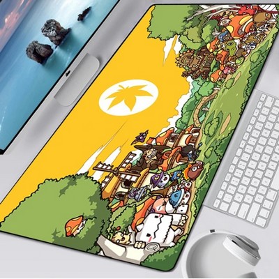 Full Color Gamer Desk Pad - Counter Mat - Oversized Desk Matting - 15"x21"x.6"