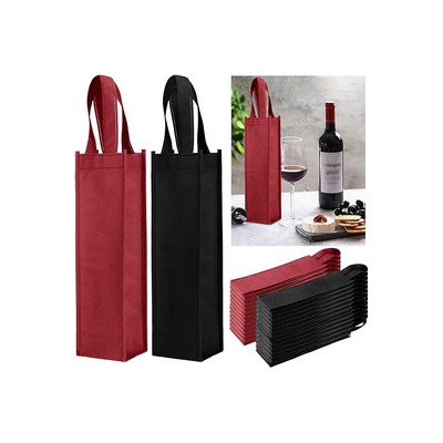 Single Non-Woven Wine Tote Bag (5" X 14" X 4")