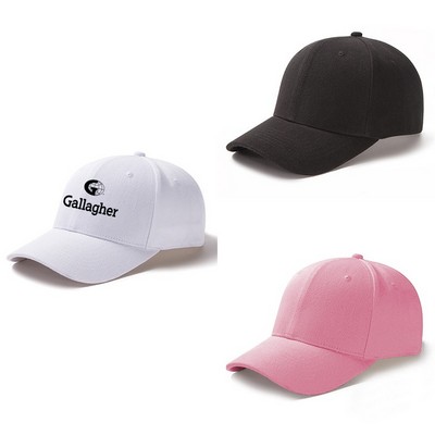 Low Profile Dyed Cotton Twill Baseball Cap