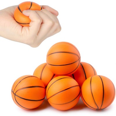 Basketball Stress Ball, Sports Ball Kids Toy - Pressure Relieving Health Balls for Kids, School,