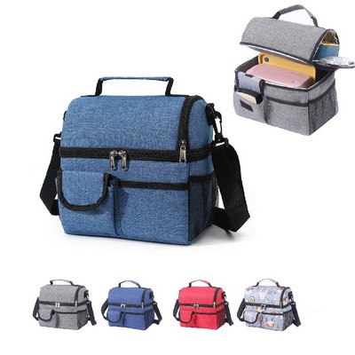 Customizable Lunch Double Insulated Bag