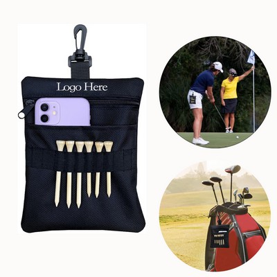 Multi-Pockets Golf Pouch Bag