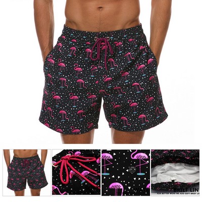 Men's Beach Shorts With Two Side Pockets