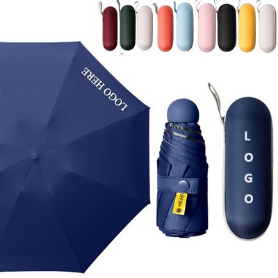 Mini Umbrella with Case