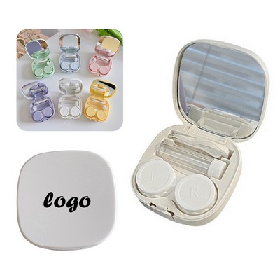 Portable Plastic Contact Lens Case(Custom)