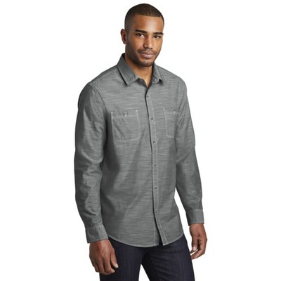 Port Authority Slub Chambray Shirt.