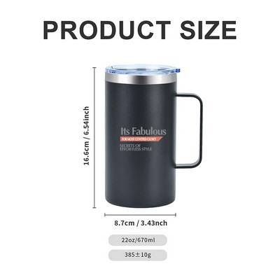 22Oz Stainless steel mug