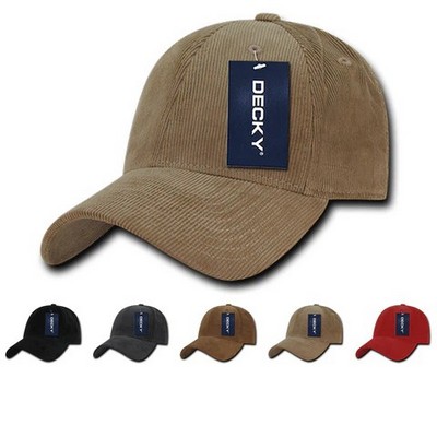 Decky Low Crown Corduroy Cap