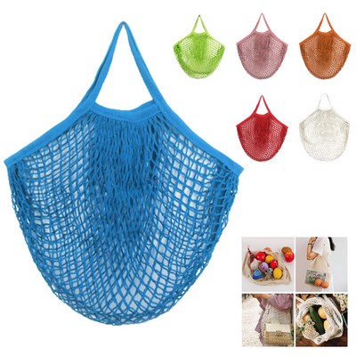 Reusable Mesh Shopping Beach Tote Bag