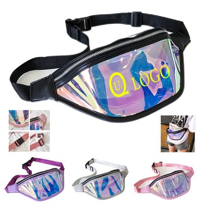 Transparent Reflective Waterproof Waist Bag