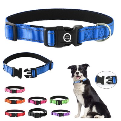 Reflective Nylon Dog Collar