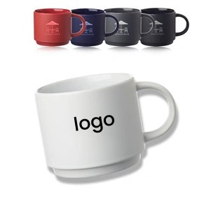 14 oz Stackable Ceramic Mug