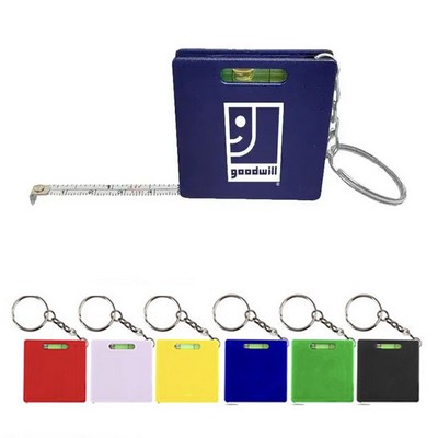 Square Tape Measure & Key Chain