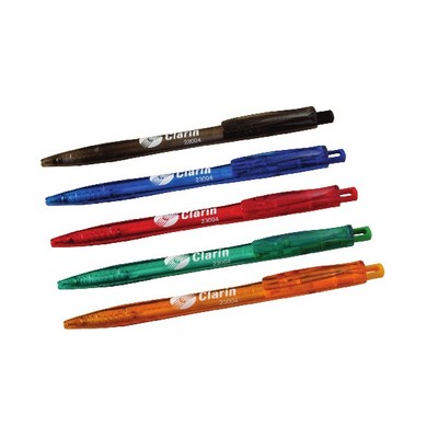 Plastic Click Top Ball Point Pen