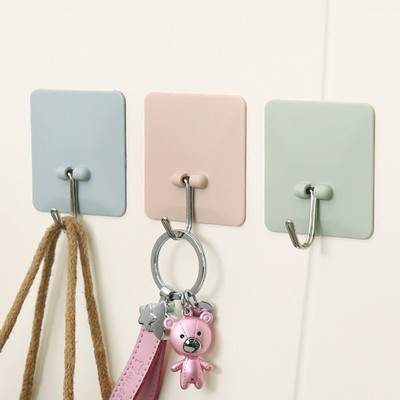 Adhesive Plastic Wall Hooks