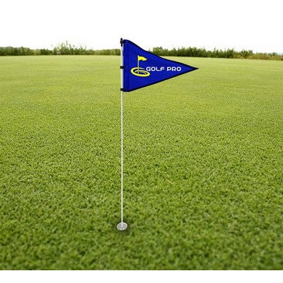 Golf Flags - Triangle, Single Sided package (20" x 14")