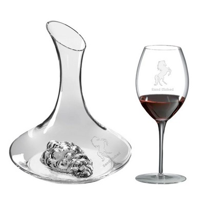 Grapes Decanter Gift Set Lead-Free Crystal