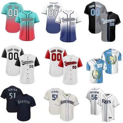 Full Dye Sublimation Baseball Jersey