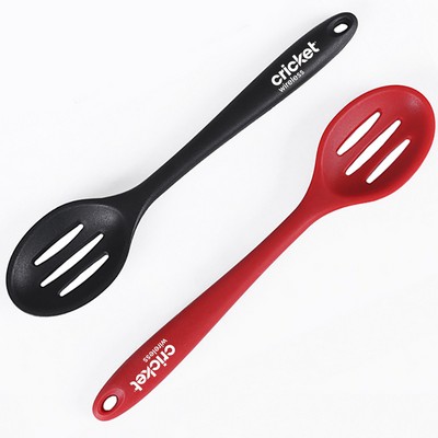 Silicone Non-Stick Cooking Slotted Colander Spoon