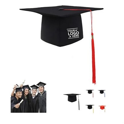 Graduation Cap for Adults and Students - High School, College, Doctoral Ceremony