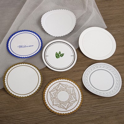 Disposable Round Shaped Paper Coaster