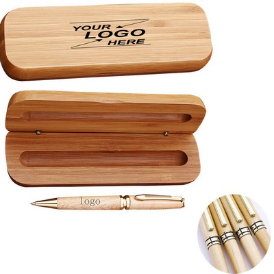 Eco-Friendly Bamboo Pen Set for School Supplies