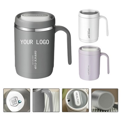 Stainless Steel Coffee Mug with Handle