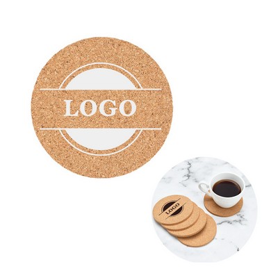 Non-slip Round Cork Coaster