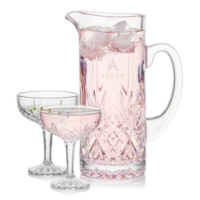 Brinkley Pitcher & 2 Cocktail Coupes