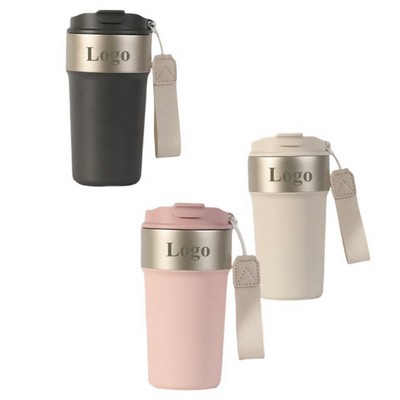 17 oz. Portable Stainless Steel Insulated Coffee Cup