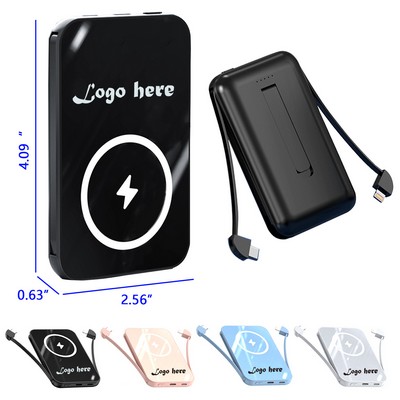 5000mAh Magnetic Wireless Induction Fast Charging Power Bank