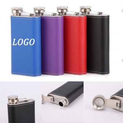 8 Oz Stainless Steel Hip Flask