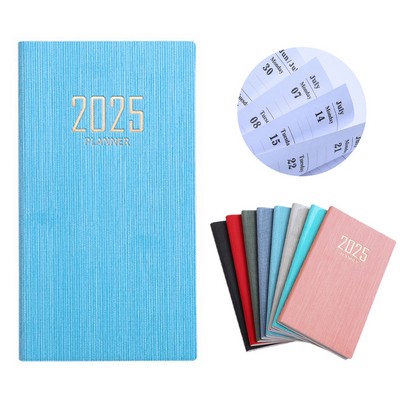 2025 A6 Pocket Schedule Book