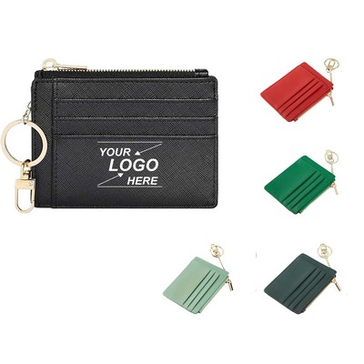 Women's Credit Card Holder Wallet with Keychain