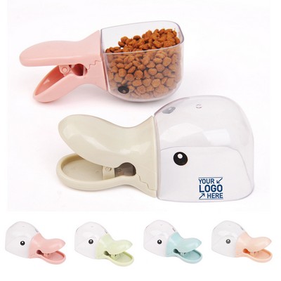 Custom Pet Food Scoop With Sealing Clip