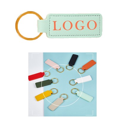 Colorful Leather Keychain Universal Key Fob Keychain