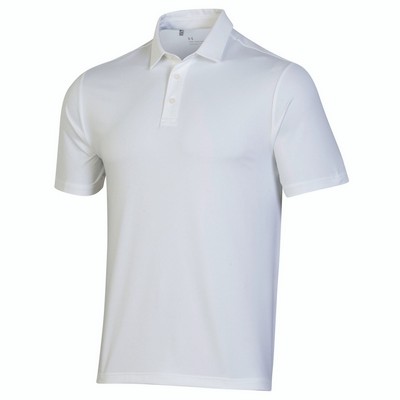 Under Armour® Men's T2 Green Golf Polo Shirt- White