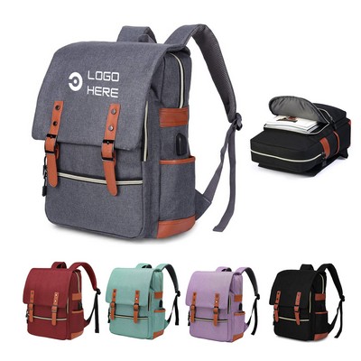 Vintage Laptop Travel Backpacks