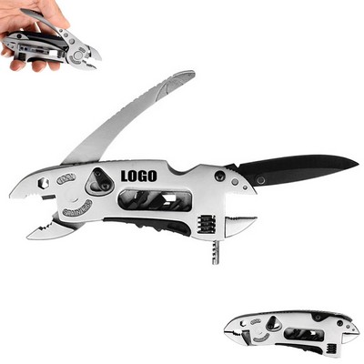 Wrench Pliers Knife w/Screwdriver